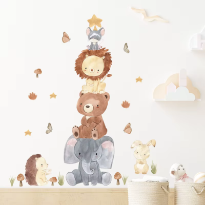 Stickers chambre enfant | Animaux enchantés