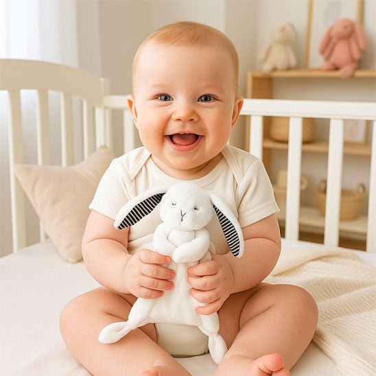 bonheur avec le doudou lapin lovely