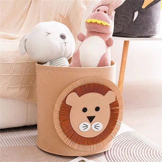 Panier en tissu idéal pour le rangement des jouets