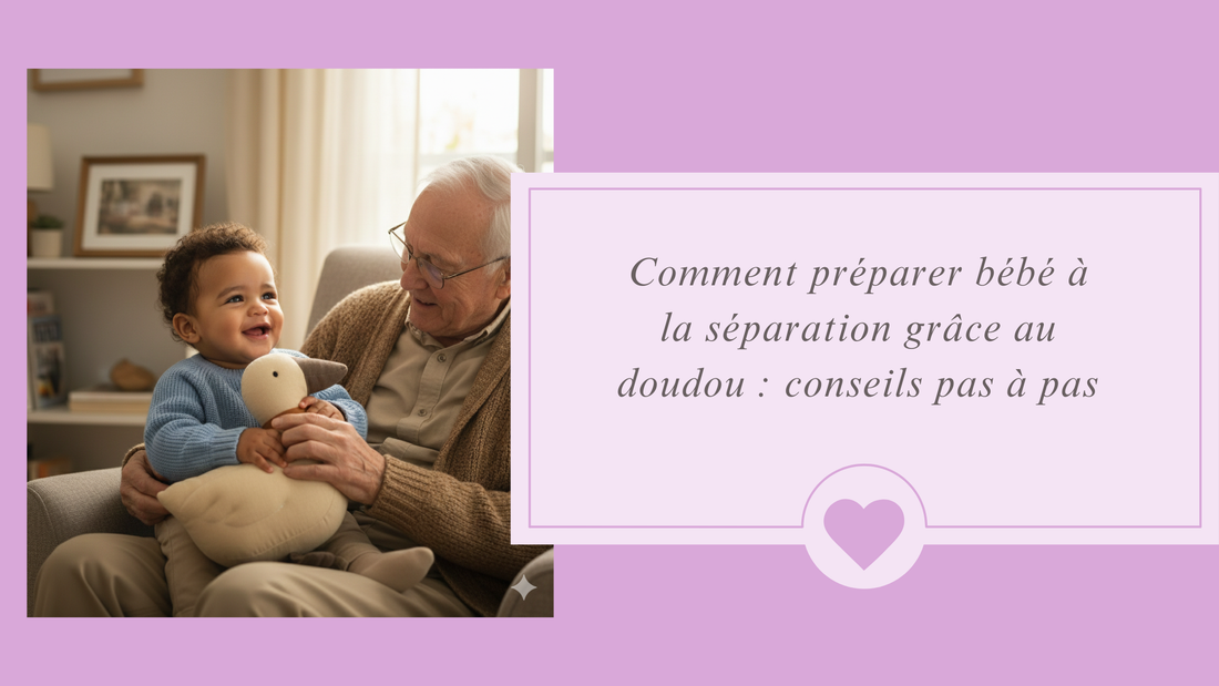 Comment préparer bébé à la séparation grâce au doudou : conseils pas à pas