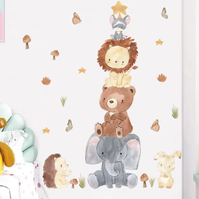 Stickers chambre enfant | Animaux enchantés