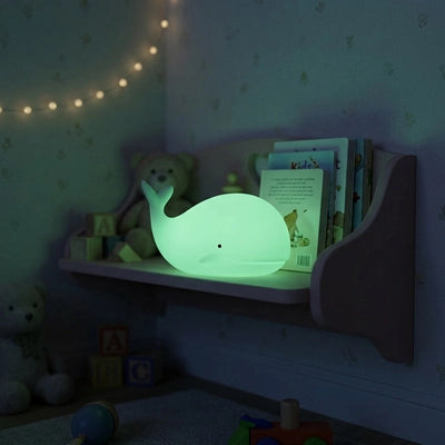 Veilleuse baleine molly couleur verte