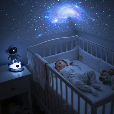 Ambiance paisible avec la Veilleuse Astronaute