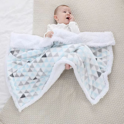 bonheur sous la couverture bebe geometric