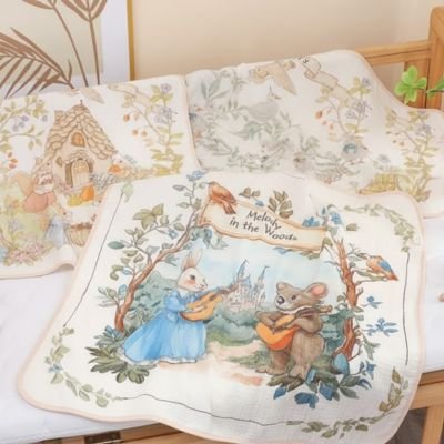 Décor lapin de la Couverture bébé 