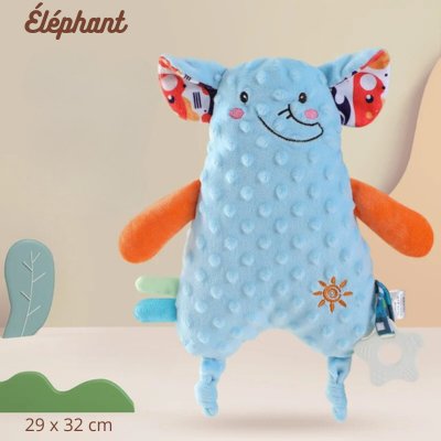 doudou-éléphant-anneau