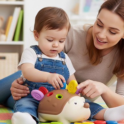 Maman et bebe decouvre le Jouet pour bebe 18 mois 
