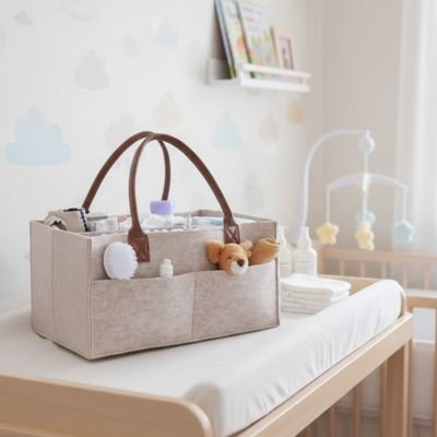 Panier de rangement bébé pour garder la chambre rangée