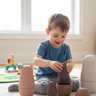 Poupée gigogne fait progresser la dextérité