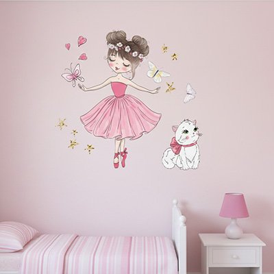 Stickers muraux enfant au dessus du lit