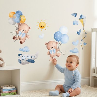 Stickers muraux enfant pour favoriser l'imaginaire de bébé