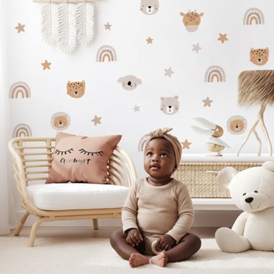 Stickers muraux enfant  pour une ambiance douce