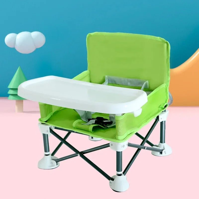 chaise-bébé-nomade-verte