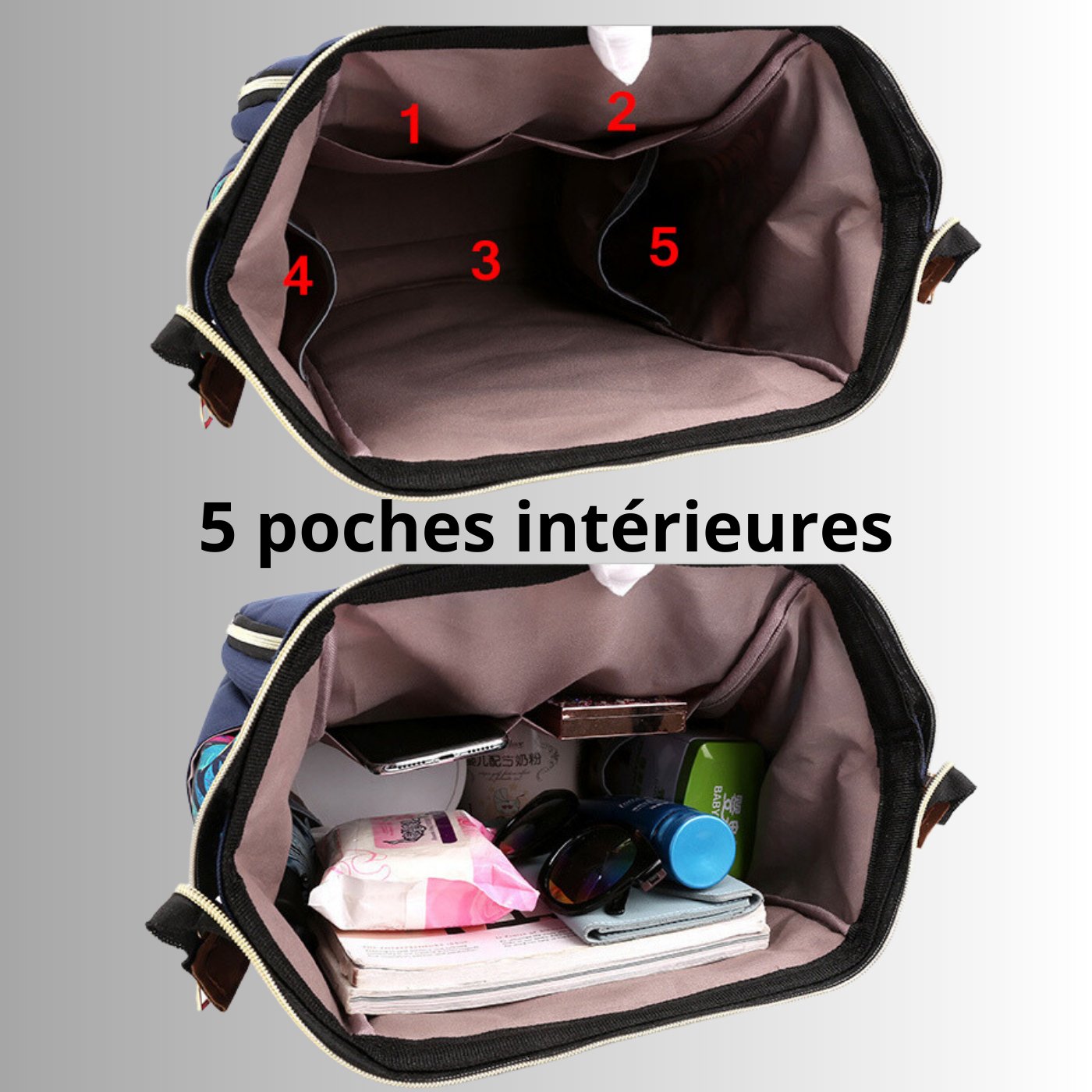 SAC À DOS À LANGER- JUNGLE™ - globetrotterbaby